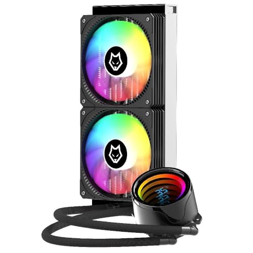 Water Cooler Husky Glacier, Iluminação Argb, 240mm, Amd e Intel, ...