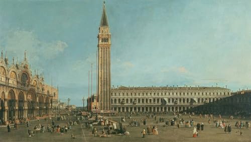 Tableaux Imprimer Affiche Graffiti pour Salon Moderne Toile Venise Canaletto 60x90