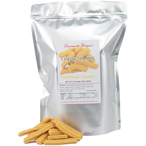 Southern Gourmet Cheese Straws, Traditional Cheddar, 2 Pounds Cover