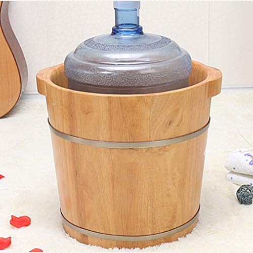 Spa de pies de madera Katzowen con tapa 34 cm miniatura 5