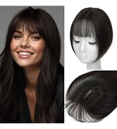 ELEVAVE Hair Toppers for Women Real Human Hair, 360°3D Cover Toppers Pieces for Women with Thinni...