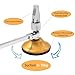 IYUANWH Circular Glass Cutter, Polished Metal Compass Circle Glass Cutting Tools, 360° Cutter Head, 1/8 to 1/2 Thickness, Versatile for Cutting Glass, Mirrors, Stained Glass