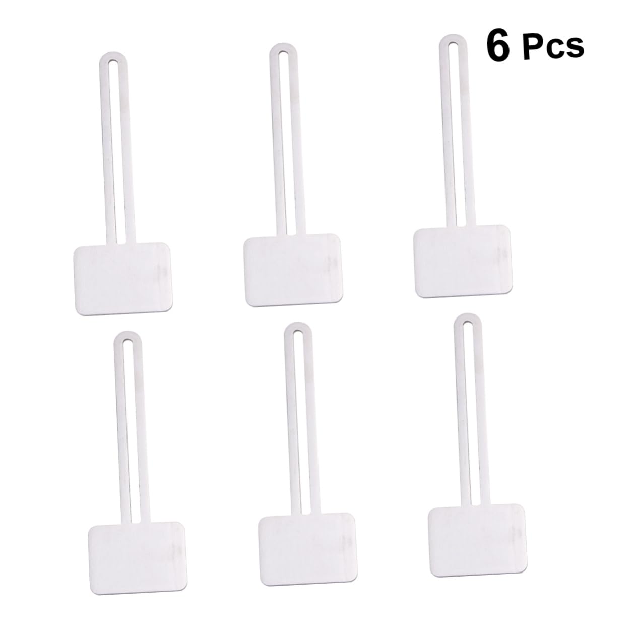 FOMIYES 6pcs Stainless Steel Toothpaste Clip Squeegee Rolling Squeezer for Hair Dyeing Cream Pigment Tube
