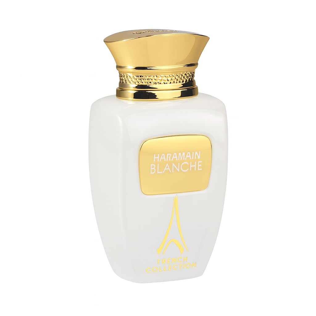 Al Haramain Blanche French Collection - Arabian Perfume for Women and Men - Unisex Perfume - Long Lasting Cologne for Men and Women - 3.3 oz