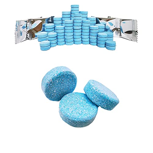 DOKIKO 200 Pcs Car Windshield Washer Fluid concentrate Tablets,1 Pack Makes 210 Gallons Gallons Windshield Wiper Fluid,1 Piece Makes 1.05 Gallons(Winter: Use With De-icer or Methanol)