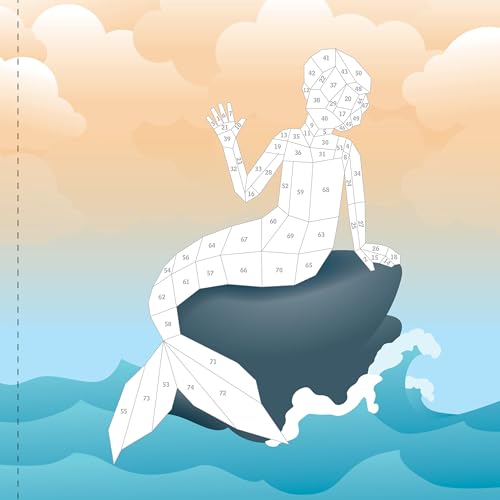 Paint by Sticker Kids: Mermaids & Magic!: Create 10 Pictures One Sticker at a Time! Includes Glitter Stickers - Thumbnail 3