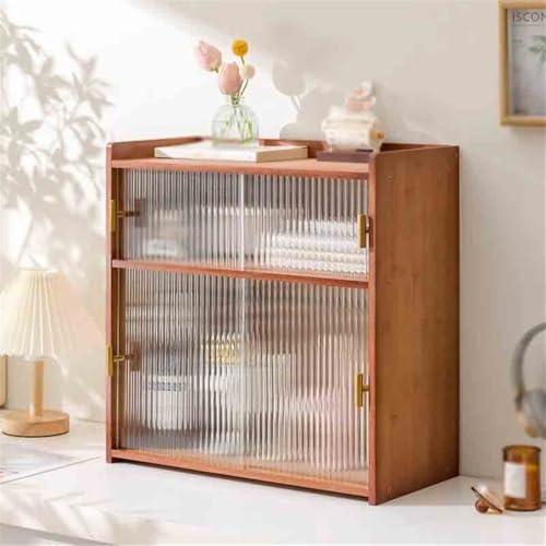 Bibliothèque de bureau étagère de rangement avec porte verre - 5