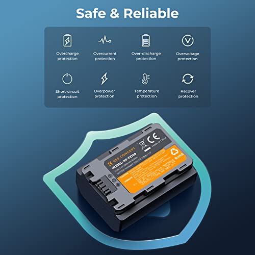 Batería de Repuesto NP-FZ100 (2 Pack) y Cargador Dual USB para Sony Alpha - 2280mAh - Fernando Cortés Batería de Repuesto NP-FZ100 (2 Pack) y Cargador Dual USB para Sony Alpha - 2280mAh - Fernando Cortés