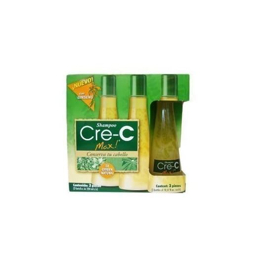 Shampoo Cre-C Max! Ahora Con Gingseng - Cre-C Max! Now With Gingseng