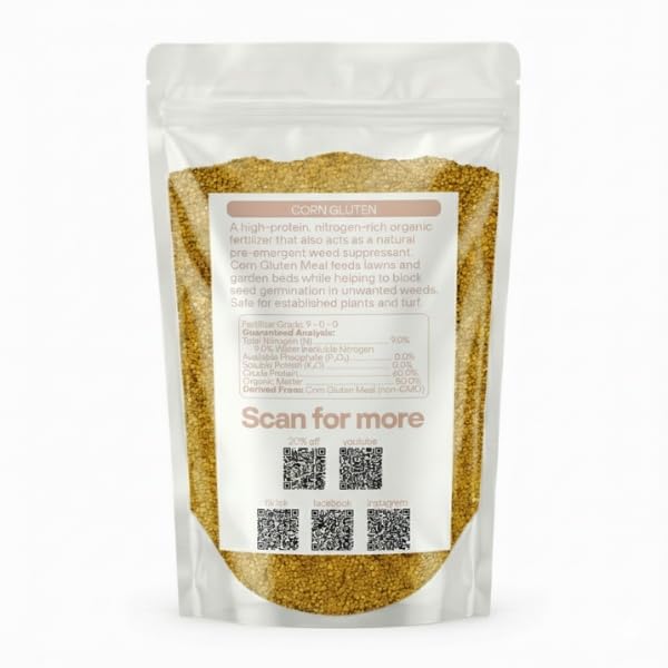 Old Cobblers Farm™ Wicked Repellent Corn Gluten - Lawn Care for Healthy Grass,Pre-emergant, Ground-Breaking Formula with Pure Corn Gluten (5/10/15/20 lbs) (5 lbs)