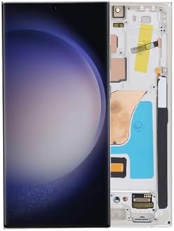 AMOLED for S23 Ultra, LED LCD Display Touch Screen Digitizer Assembly S23ultra 5G SM S918U LCD Screen Replacement with Frame, 6.7 Inch, 3088x1440px Resolution