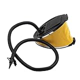 √【Ajustable y portátil】: la bomba de pie con fuelle de aire de volumen 3L es un producto imprescindible en primavera y verano. Es fácil de usar y plegable para un fácil almacenamiento. Se puede inflar y desinflar, y tiene múltiples boquillas para acomodar múltiples válvulas de aire, sin otros accesorios o accesorios. También incluye una manguera de conexión en acordeón de casi 1 metro de largo, que incluye boquillas intercambiables para cada válvula de aire.