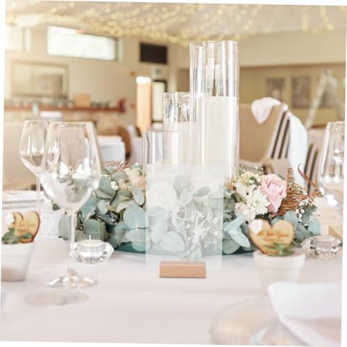 20 Numéros de Table Acrylique et Bois Qualité Premium