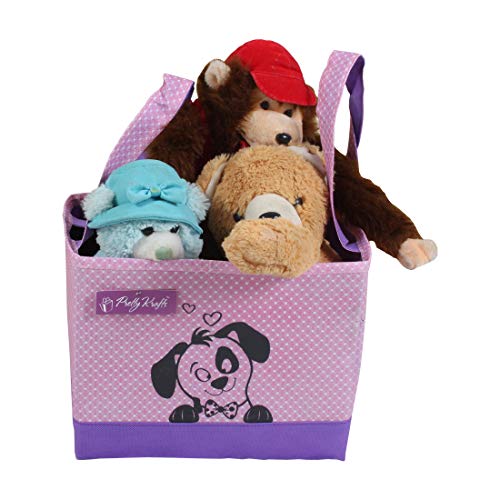 Image of PrettyKrafts Storage Box Set of 2 Open Impreio Pink Printed