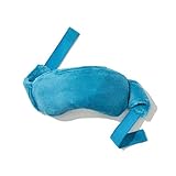 NatraCure Microwavable Weighted Warming Eye Pillow Mask – for Sinus Pain and Pressure, Migraine Headaches, Puffy or Swollen Eyes, Sleep or Relaxation - (416SB-RET)