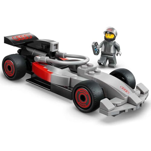 Image of LEGO City F1 Display Truck with Audi F1 Race Car - Toy Car Building Kit - 60493