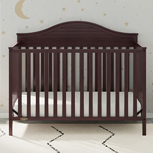 Graco Stella Convertible Crib With Premium Foam Crib And Toddler Mattress -Espresso #TOP1