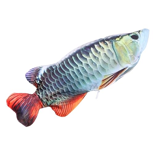 GANAZONO 3 Pecas brinquedo de peixe gato eletrônico pelúcia themberchaud gato brinquedo elétrico bri