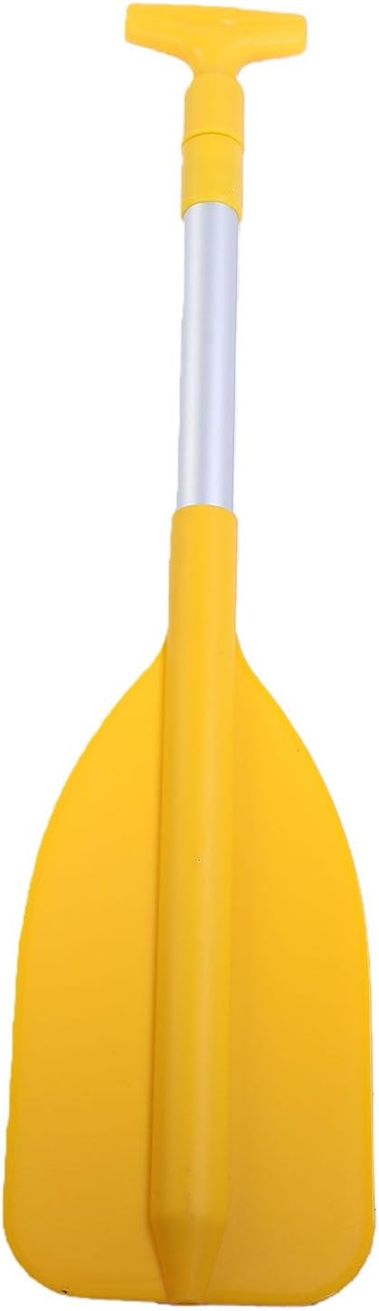 Drfeify Kids Kayak Paddle, 43.5 Inch Lightweight Aluminum Alloy Telescoping Paddle with Drainage Hole and Ergonomic Handle, for Canoeing Boating in Pool Shallow Water