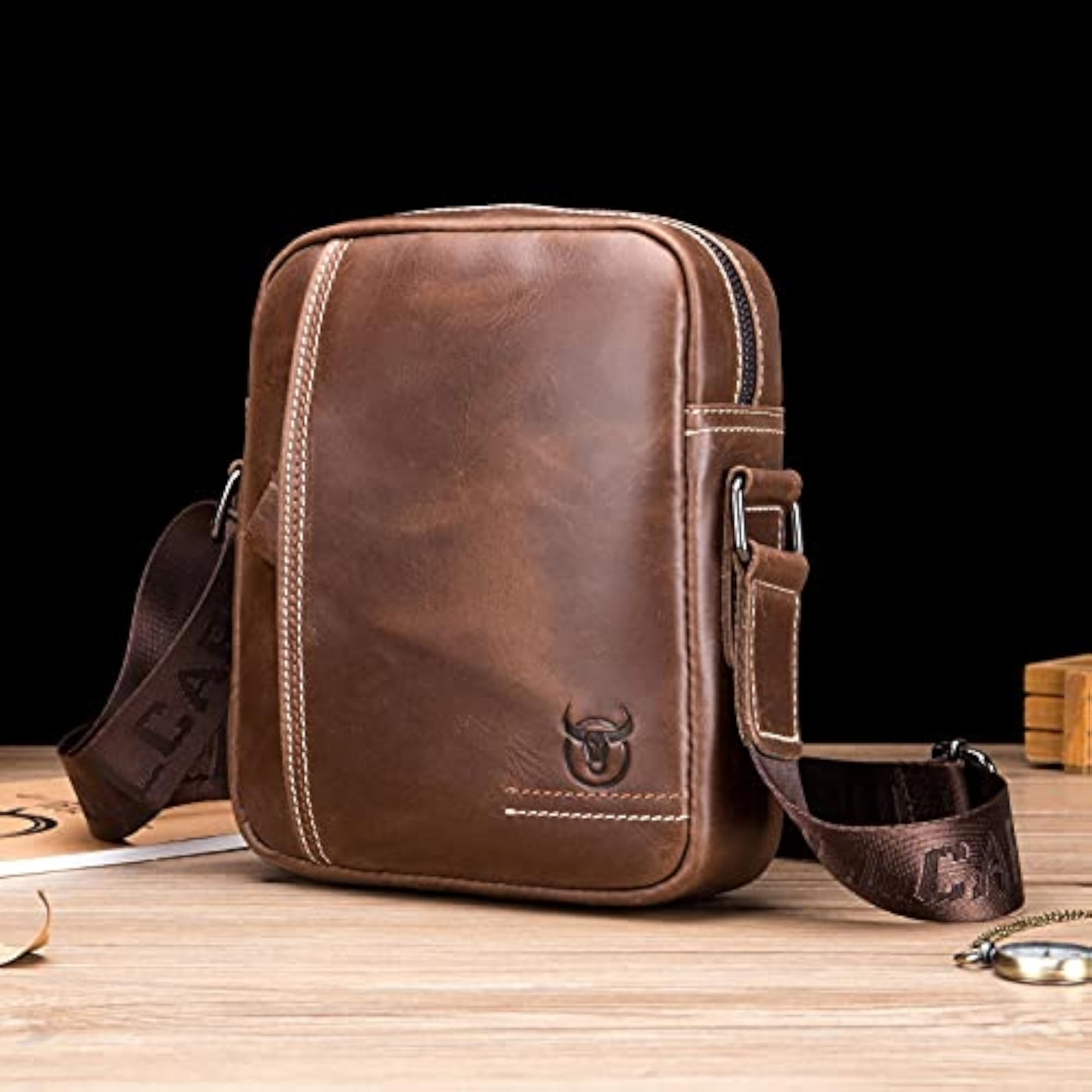 Men's Vintage Crossbody Messenger Bag
