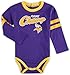NFL Newborn Infants Little Kicker 2 Piece Creeper Bodysuit Romper and Pants Set (Minnesota Vikings, 3-6 Months)