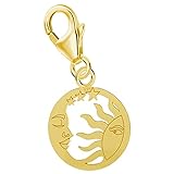 sonnemondsterne 2015 lineup  Motivgröße mit Karabiner ca. 25 x 15 mm (flache Form) / stabile Karabinerverschluß, hochglanzpoliert