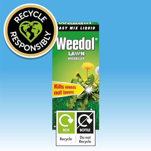 Weedol Concentrated Lawn Weedkiller 250 ml, Easy Mix Liquid, Nylon/A