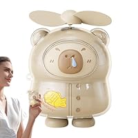 Ventilateur Portable Capybara - Refroidisseur Personnel Silencieux Et Portable - Chargement USB - Pour Camping, Voyage, Jardin, Gym, école, Extérieur