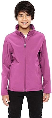 Team 365 TT80Y Youth Leader Soft Shell Jacket Sport Graphite Medium
