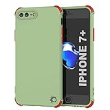 Punkcase Designed for iPhone 7 Plus Case [Sunshine Series] Protective & Lightweight TPU Case W/Shock Absorbing Corners Compatible with iPhone 8 Plus / 7 Plus (5.5') (2016) [Light Green]