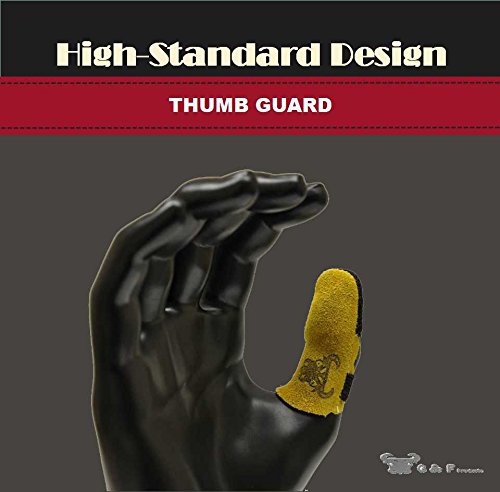 G & F 8126S Cowhide Leather Thumb Guard, Thumb Protection, Small, Finger Guard Sold Separately #TOP4