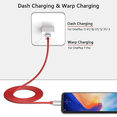 Image of 80W Fast Charging Cable for OnePlus | USB-A to Type-C | WARP /Dash Compatible | Compatible with OnePlus 13 /13R /13S /12R /11R /10R /10T /10 /10 Pro /9 /9 Pro /8T /8 /8 Pro /7 Pro /7T /7T Pro /Nord /CE 3 Lite |1M