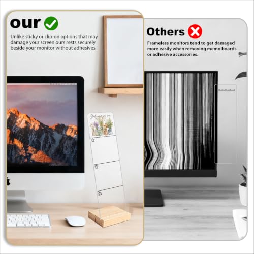 Support pour notes autocollantes acrylique pour ne plus oublier vos mémos
