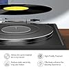 Turntable Mat Record Platter Slipmat: Acrylic Record Player Platter Vinyl Slipmat for Turntables Antistatic Tighter & Defined Bass, Clear #2