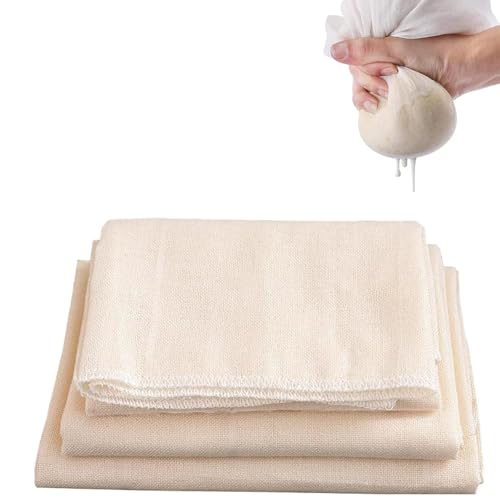 Reviews de Telas - 5 favoritos. 49 Cheese Cloth, Manta De Cielo, 5 Piezas De Tela De Algodón 50x50 Cm,No es fácil desgarrar Ideal Para Filtración De Queso, Tofu Y Jugos, Uso En Pastelerías Y Cocinas