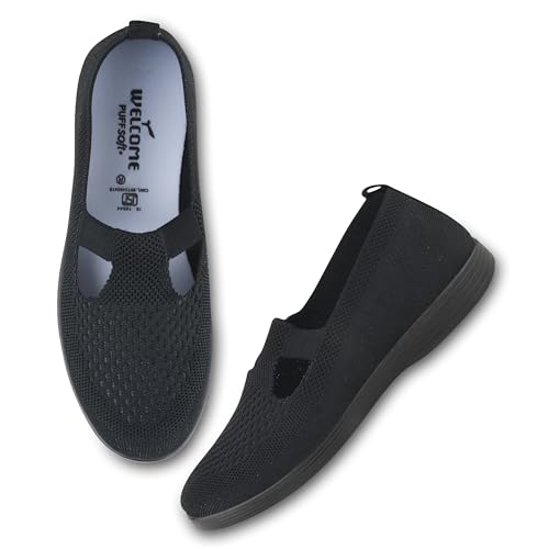 Image of Welcome Women's Casual, Running, Walking, Loafers, Sneakers, Sports Shoes, Memory Foam, W-KNIT-27
