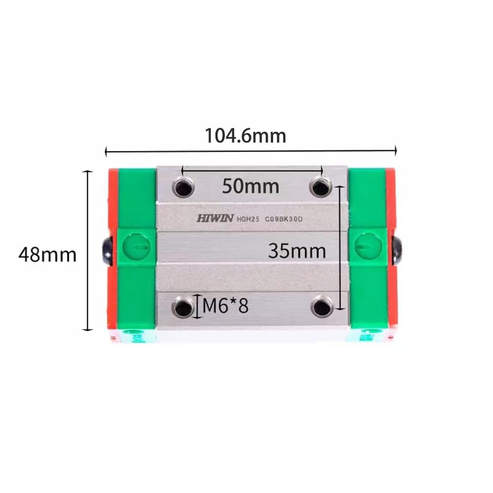 Flish HGH25 HIWIN Linearblock für HGH25HA Linear Motion Slider Rail Guide