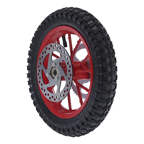 Roue à vélo de saleté pour sorties outdoor en mini moto rouge