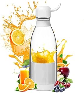 Smoothie Maker, Portable Blender Mini Jug Blenders, Blender Smoothie Juicer Maker, Mini Blender for Smoothie, Fast Fresh Juice Blender, Jug Shakes 350ml, Home/Gym/Travel (White)