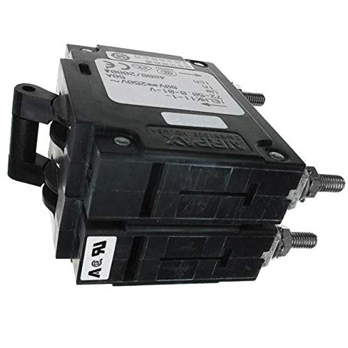 Sensata/AIRPAX, IELHK11-1-72-50.0-01-V, Circuit Breaker Magnetic 2Pole 50A