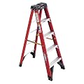 Stepladder,Fiberglass,5 ft. H,375 lb Cap