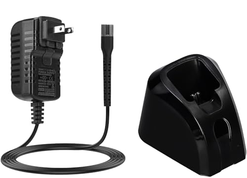 Kaynway 2PCS Replacement 5V Clipper Charger Stand Set for Wahl Senior Magic Clip Metal Edition Detailer Cordless Clipper, Professional Charger Cord for Wahl 8173 Vanish Shaver