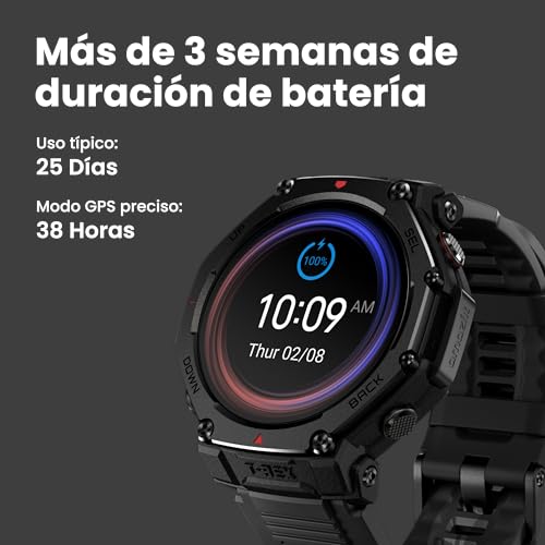 Reloj Inteligente Deportivo con Linterna y Mapas Sin Conexión para No Perderse 4
