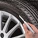 ZhangyiHot 3 Pcs Car Paint Marker, Car Tire Crayon Marker, Anti-Scratch Tire Marker Pens for Wood Portable Paint Pen, Tire Chalk Stick, and Metal, and Daubers Painting（White）