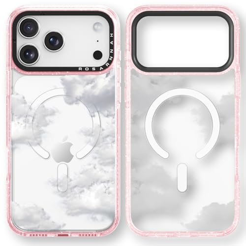 Coque iPhone Pro Max Magsafe durable et antichoc motif nuages