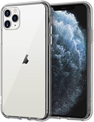 JETech Case for iPhone 11 Pro 5.8-Inch, Non-Yellowing Shockproof Phone Bumper Cover, Anti-Scratch Clear Back (Clear)