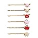 Produktbild Minkissy 6 Stück Schwein-Haarspangen, modisch, Legierung, Haarnadeln, Haar-Accessoires, Bobby Pins für Frauen