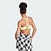 adidas Women's Plus Size Love Unites Rich Mnisi Medium-Support Bra, Off White/Black/Solar Gold, 3X