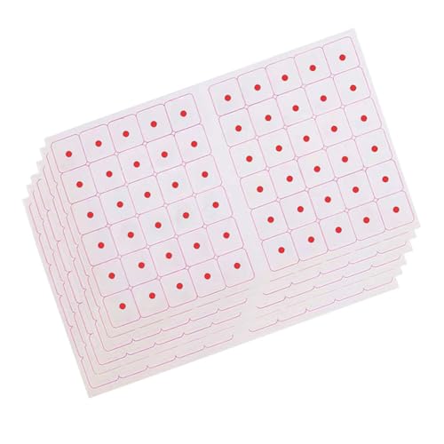 Image of VAMA Fashions 3mm Sticker Small Round Self-Adhesive Bindis Set for Women Girls Reusable Skin-Friendly Non-Toxic Forehead Dots Bindis for Daily & Festive - 6 Cards (3MM Red Bindi)