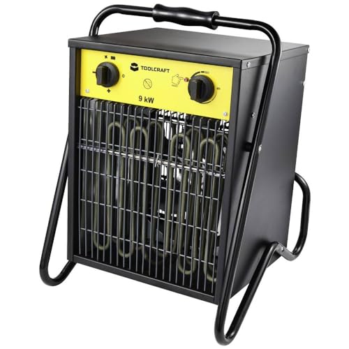 TOOLCRAFT TO-8578338 Bauheizer 9000 W Schwarz/Gelb